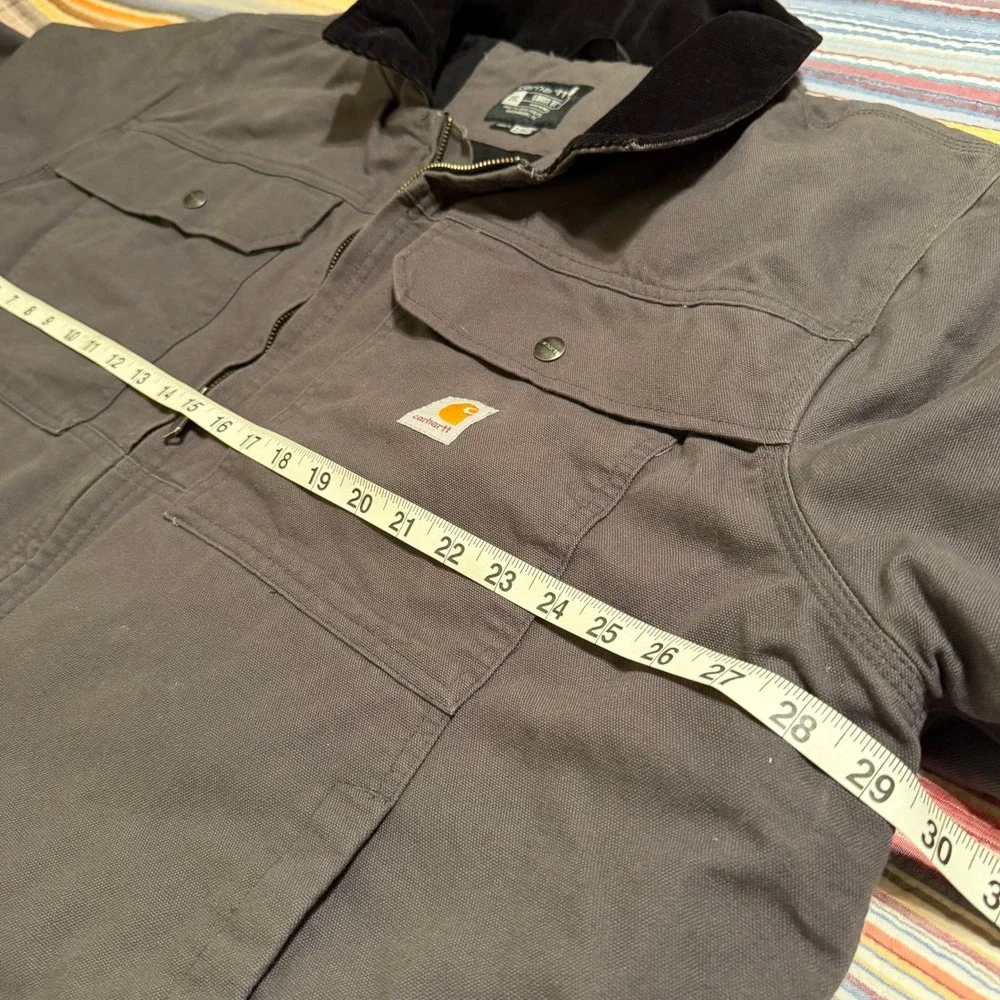 Carhartt Jacket Mens 2XL‎ Loose Fit Gravel Gray Duck Canvas 104480 GVL